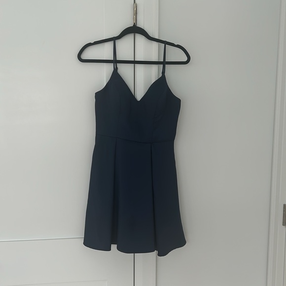 Short Navy Dress - Picture 4 of 4